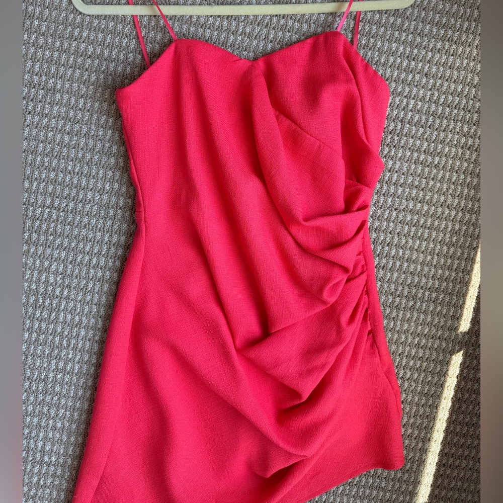 DO+BE Coral Strapless Mini Dress